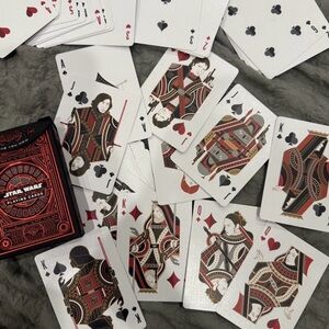 Star Wars Themed Playing Cards - Red, Black, and White